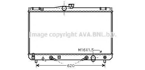 Радиатор, охлаждение двигателя PRASCO TO2455