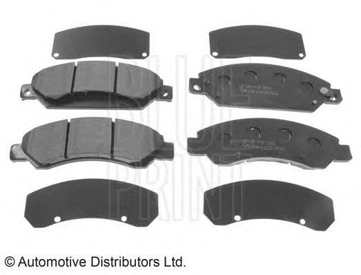 Комплект тормозных колодок, дисковый тормоз BLUE PRINT ADA104242
