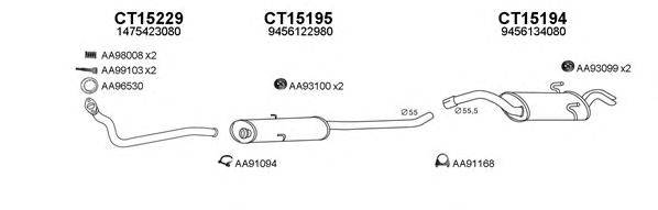 Система выпуска ОГ VENEPORTE 250196