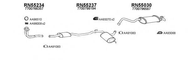 Система выпуска ОГ VENEPORTE 550237