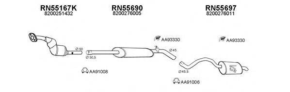 Система выпуска ОГ VENEPORTE 550499
