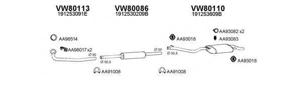 Система выпуска ОГ VENEPORTE 800032