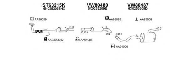 Система выпуска ОГ VENEPORTE 800622