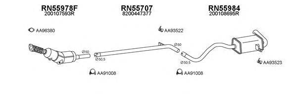 Система выпуска ОГ VENEPORTE 550561