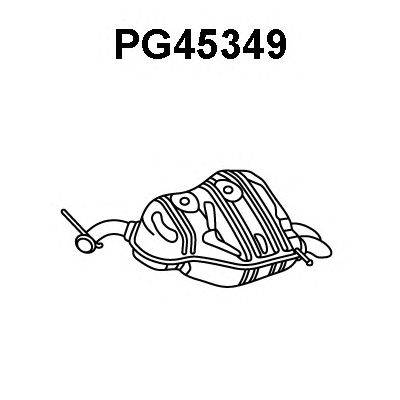 Глушитель выхлопных газов конечный VENEPORTE PG45349