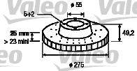 Тормозной диск LUCAS ELECTRICAL 6041601