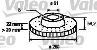 Тормозной диск LUCAS ELECTRICAL 6010201