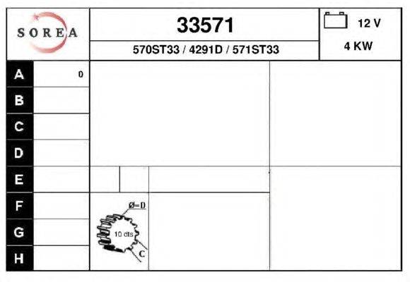 Стартер EAI 33571