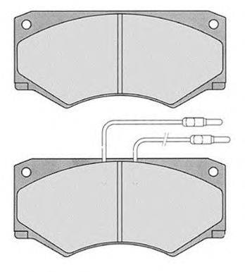 Комплект тормозных колодок, дисковый тормоз RAICAM 21006