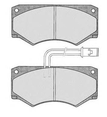 Комплект тормозных колодок, дисковый тормоз RAICAM 198.4