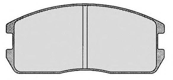 Комплект тормозных колодок, дисковый тормоз RAICAM 21126