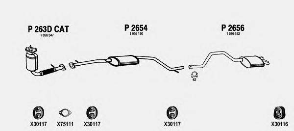 Система выпуска ОГ FENNO FO216