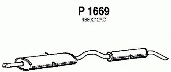 Глушитель выхлопных газов конечный FENNO P1669