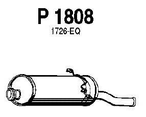 Глушитель выхлопных газов конечный FENNO P1808