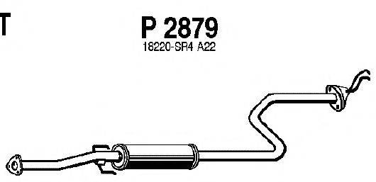 Глушитель выхлопных газов конечный FENNO P2879