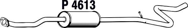 Средний глушитель выхлопных газов FENNO P4613