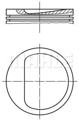 Поршень PERFECT CIRCLE 55 07228 0