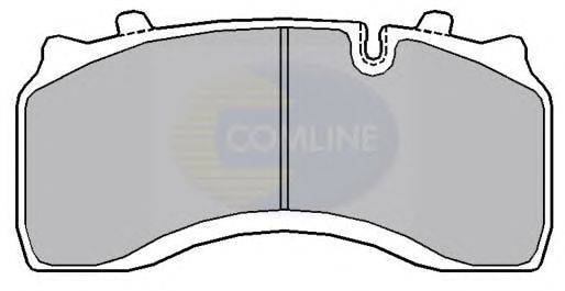 Комплект тормозных колодок, дисковый тормоз COMLINE CBP9060