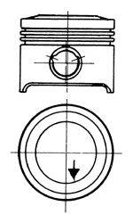 Поршень KOLBENSCHMIDT 90063700