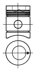 Поршень KOLBENSCHMIDT 90147600