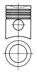 Поршень KOLBENSCHMIDT 91490600