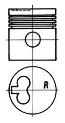 Поршень KOLBENSCHMIDT 92791600
