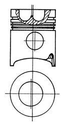 Поршень KOLBENSCHMIDT 93620600