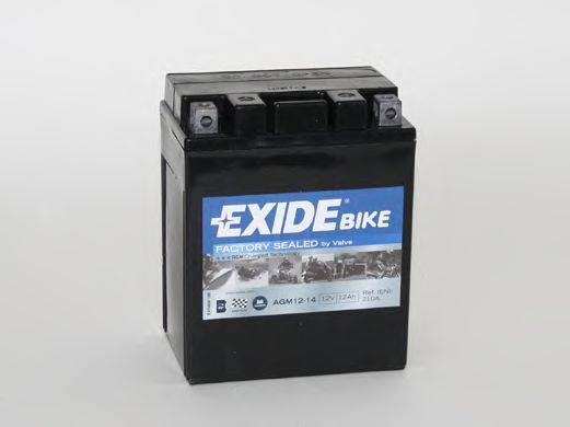 Стартерная аккумуляторная батарея EXIDE AGM1214