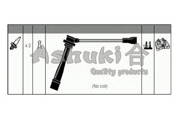 Комплект проводов зажигания ASHUKI 1614-1108