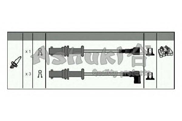 Комплект проводов зажигания ASHUKI S35501
