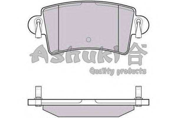 Комплект тормозных колодок, дисковый тормоз ASHUKI 1083-6401J