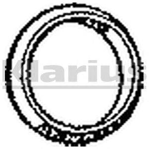 Уплотнительное кольцо, труба выхлопного газа KLARIUS 410333