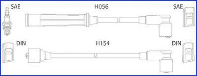 Комплект проводов зажигания HÜCO 134366