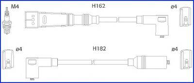 Комплект проводов зажигания HÜCO 134704