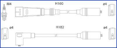 Комплект проводов зажигания HÜCO 134716