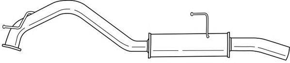 Глушитель выхлопных газов конечный SIGAM 41627