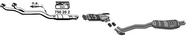 Система выпуска ОГ ERNST 020053