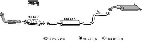 Система выпуска ОГ ERNST 150090