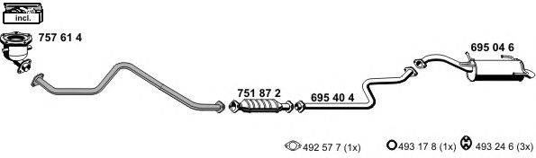 Система выпуска ОГ ERNST 170029