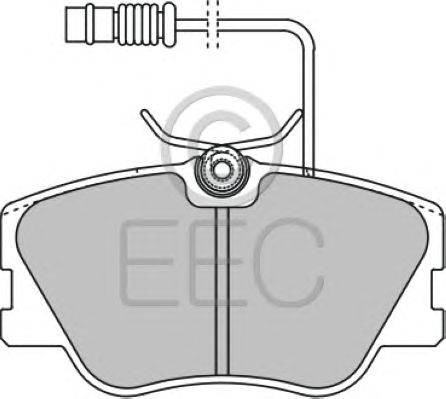 Комплект тормозных колодок, дисковый тормоз EEC BRP3025