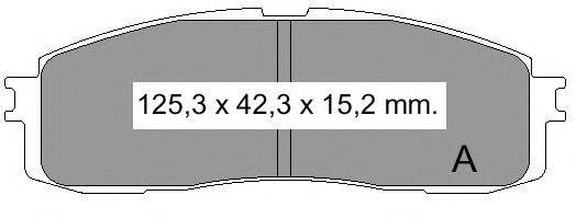 Комплект тормозных колодок, дисковый тормоз VEMA 835660