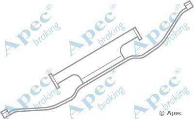 Комплектующие, тормозные колодки APEC braking KIT559