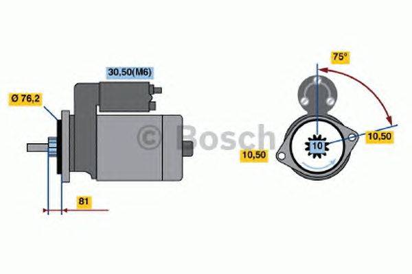 Стартер BOSCH 0001115011