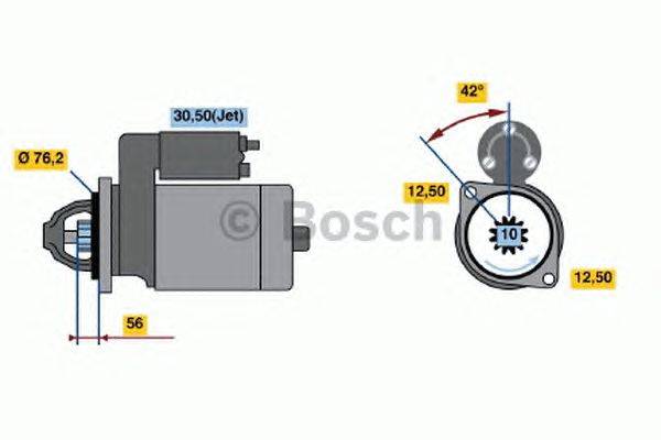 Стартер BOSCH 0 001 125 042
