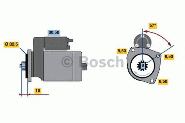 Стартер BOSCH 1265