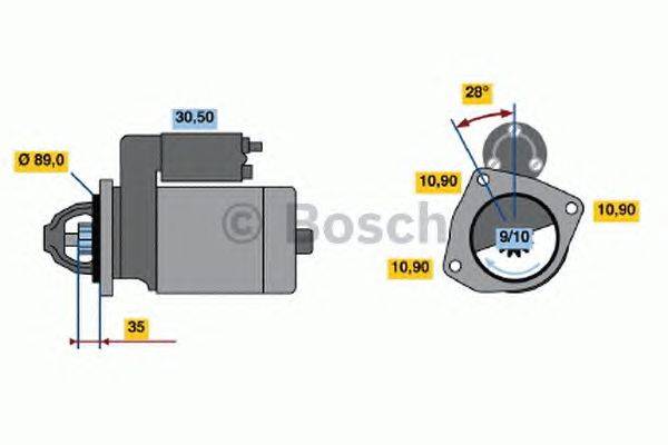 Стартер BOSCH 1317