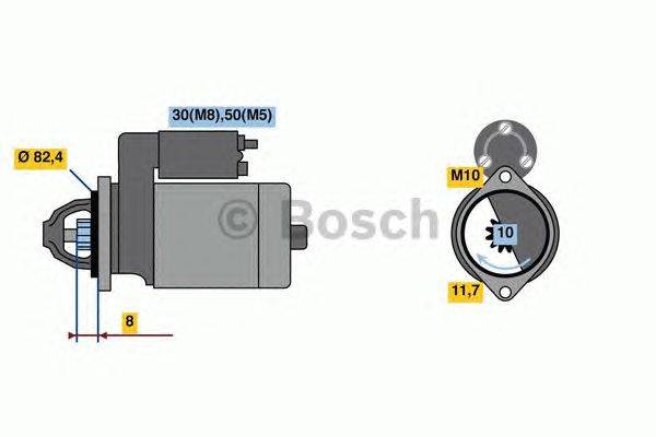 Стартер BOSCH 2297