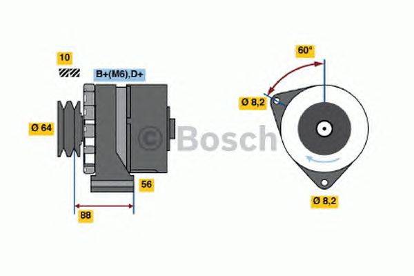 Генератор BOSCH 0 986 032 930