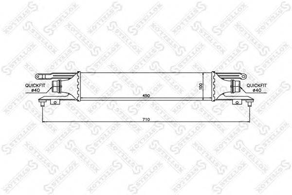 Интеркулер STELLOX 10-40169-SX