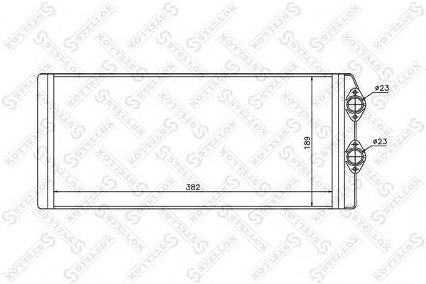 Теплообменник, отопление салона STELLOX 82-05010-SX